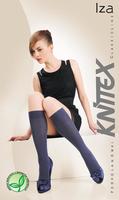 KNITTEX / DAMSKIE PODKOLANÓWKI IZA, Z NATURALNYCH WŁÓKIEN TYPU WISKOZA, 80 DEN - www.anstel.pl