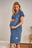 DOCTOR-NAP / KOSZULA NOCNA DAMSKA TCB.4348 DEEP BLUE WL26 - www.anstel.pl