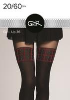 GATTA / GIRL-UP - RAJSTOPY DAMSKIE WZORZYSTE 40 DEN 000.584 - AW2021 - www.anstel.pl