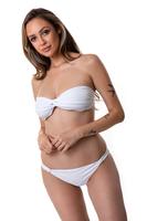 PRIMO / DWUCZĘŚCIOWY KOSTIUM KĄPIELOWY BIKINI MIĘKKI STANIK BANDEAU, FIGI Z REGULACJĄ 189 - www.anstel.pl