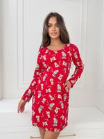 DONNA / KOSZULA NOCNA ŚWIĄTECZNA -BEAR - www.anstel.pl