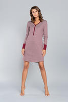 ITALIAN FASHION / KOSZULA NOCNA DAMSKA HENRIETTA DŁUGI RĘKAW - www.anstel.pl