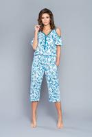 ITALIAN FASHION / KOMBINEZON DAMSKI AGAWA KRÓTKI RĘKAW, 3/4 SPODNIE - www.anstel.pl