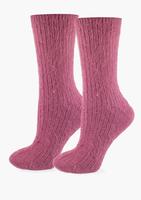 MARILYN / SKARPETKI DAMSKIE CIEPŁE PRĄŻKOWANE ANGORA F28 - www.anstel.pl