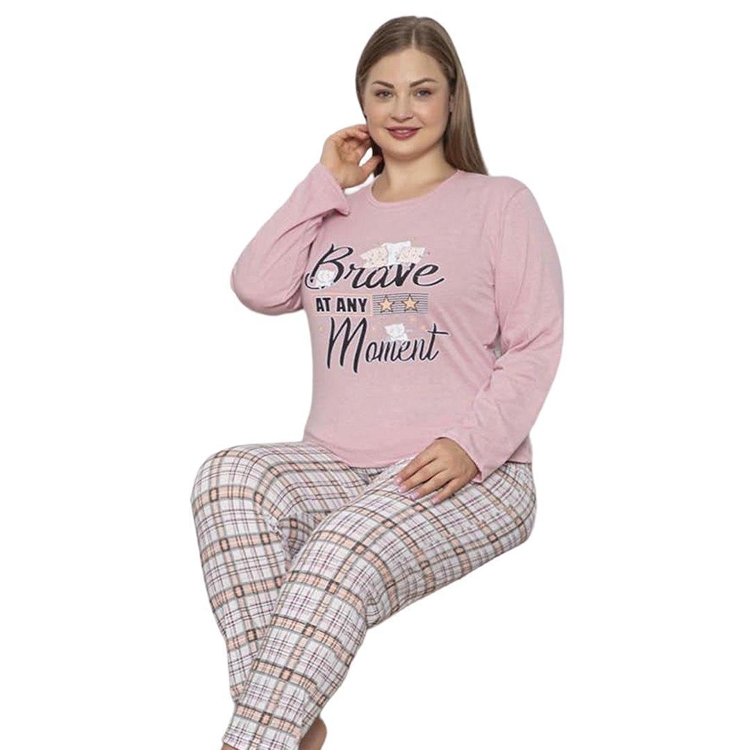 PATION / PIŻAMA DAMSKA BRAVE AT ANY PATION PLUS SIZE 722600 - www.anstel.pl
