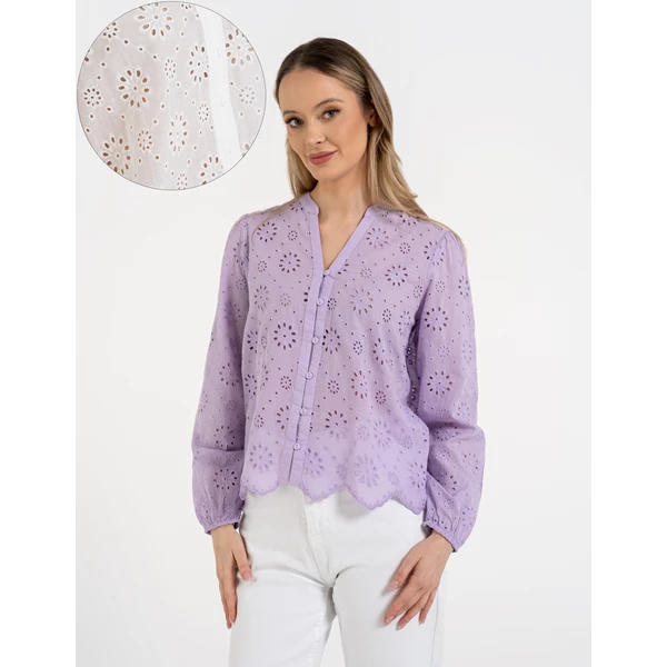 MORAJ / KOSZULA DAMSKA AŻUROWA OKD3000-002 - www.anstel.pl