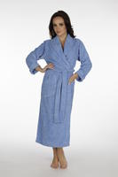 DE LAFENSE / SZLAFROK ŻAKARD DŁUGI KOŁNIERZ 868 - www.anstel.pl