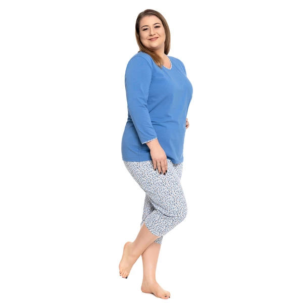 MORAJ / PIŻAMA DAMSKA PLUS SIZE PDD5000-007 - SS/2024 - www.anstel.pl