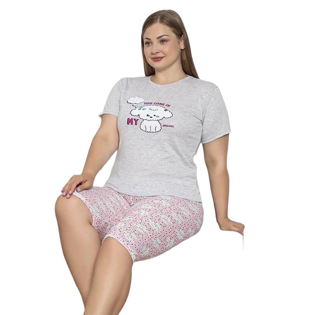 PATION / PIŻAMA DAMSKA YOU COME IN PATION PLUS SIZE 722495 - www.anstel.pl