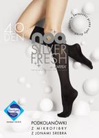 KNITTEX / PODKOLANÓWKI MIKROFIBRA JONY SREBRA 40 DEN - www.anstel.pl