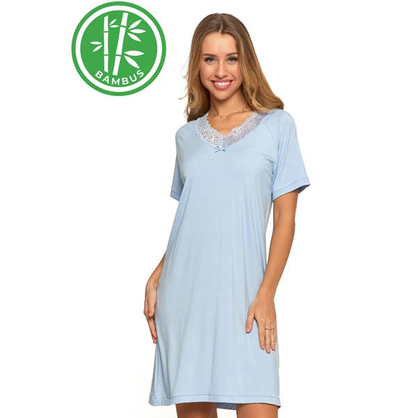 MORAJ / KOSZULA NOCNA DAMSKA BAMBUSOWA PDK3200-010 S/S 2025 - www.anstel.pl
