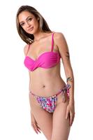 PRIMO / DWUCZĘŚCIOWY KOSTIUM KĄPIELOWY BIKINI BARDOTKA Z PUSH-UP, FIGI Z REGULACJĄ 33 - www.anstel.pl