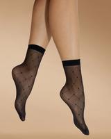KNITTEX / DAMSKIE SKARPETKI W GEOMETRYCZNY WZÓR HOLD 12612 20 DEN - www.anstel.pl