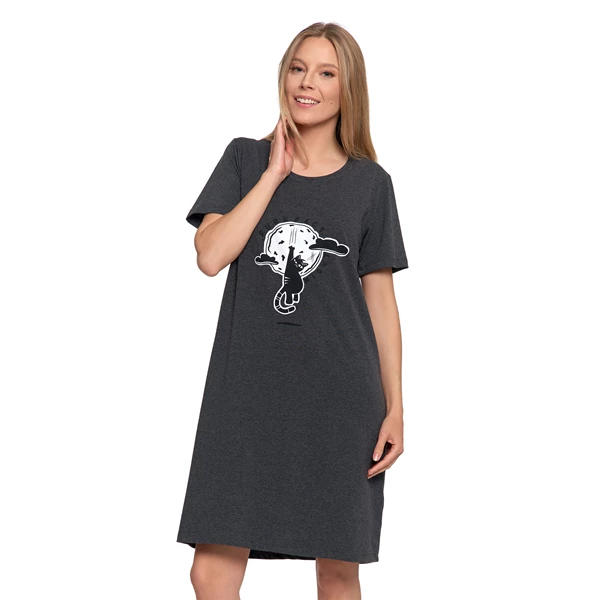 MORAJ / KOSZULA NOCNA DAMSKA Z KRÓTKI RĘKAW PDK3100-023 AW25/26 - www.anstel.pl