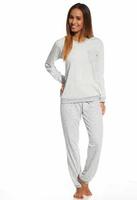 CORNETTE / PIŻAMA DAMSKA WHITE BEAR 2 671/109, DŁUGI RĘKAW - www.anstel.pl