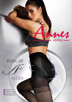 ANNES / PUSH UP AMY 40 DEN – rajstopy modelujące, podnoszące pośladki, wyszczuplające talię - www.anstel.pl