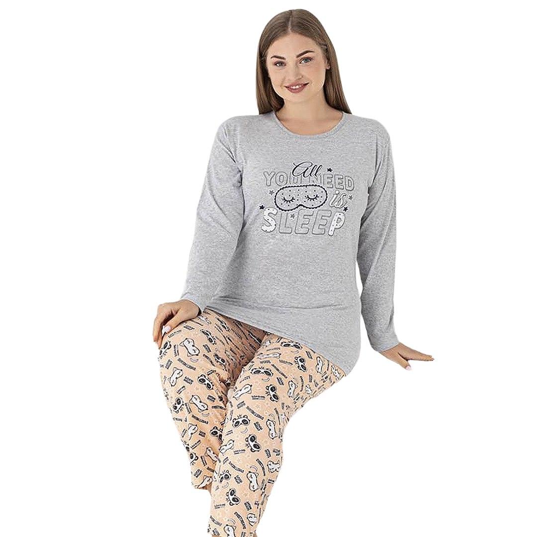 PATION / PIŻAMA DAMSKA ALL YOU NEED IS PATION PLUS SIZE 725953 - www.anstel.pl