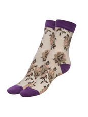 FIORE / ROSES - SKARPETKI BAWEŁNIANE - G1086 - www.anstel.pl