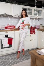 SENSIS / PIŻAMA SENSIS LILLIANA  3/4 CHRISTMAS - www.anstel.pl
