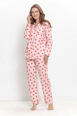 TARO / 3628 PIŻAMA DAMSKA DŁUGA SORELLA S-XL - www.anstel.pl