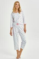 TARO / 3432 PIŻAMA DAMSKA DŁUGA ELODIE S-L KOLEKCJA AW25/26 - www.anstel.pl