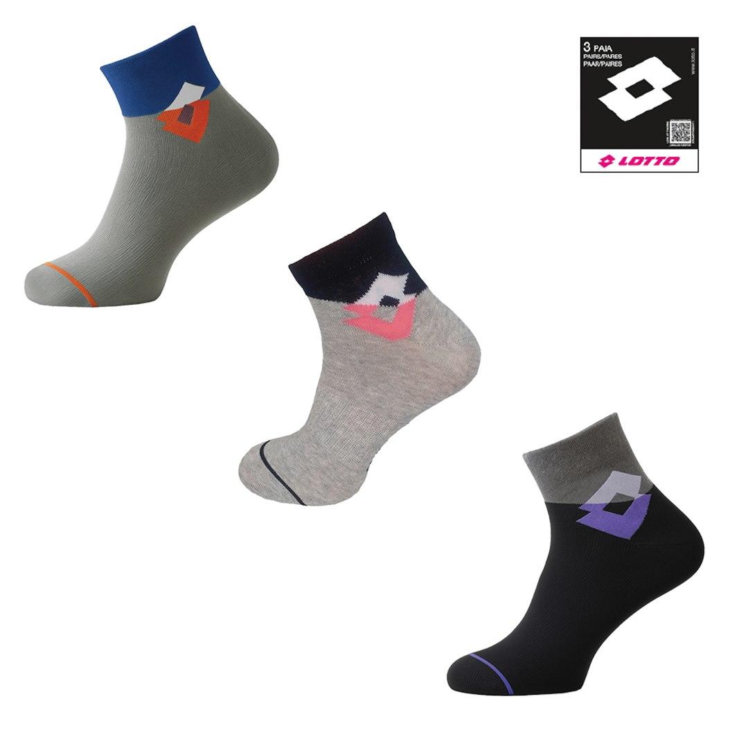 LOTTO / SKARPETY LOTTO DRAFTING_W MIX-1 3-PAK 35-38 360836 - www.anstel.pl