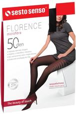 SESTO-SENSO / RAJSTOPY FLORENCE 50 DEN ANTYCELLULITOWE 3D MICROFIBRA - www.anstel.pl