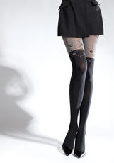 KNITTEX / RAJSTOPY WZORZYSTE 3D FRAGILE 21806 50 DEN - AW2020 - www.anstel.pl