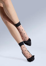 KNITTEX / 12009 - SKARPETKI W SERDUSZKA CUORI 20 DEN - www.anstel.pl