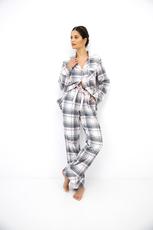 SENSIS / PIŻAMA ASHLYN DŁUGI RĘKAW. XS-2XL ROZPINANA - www.anstel.pl
