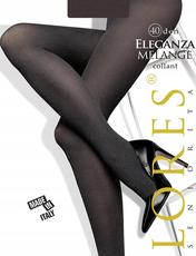 LORES / RAJSTOPY ELEGANZA MELANGE 40 DEN MICROFIBRA  - www.anstel.pl