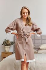 DOCTOR-NAP / SZLAFROK DAMSKI SWW.7461 BEIGE WL26 - www.anstel.pl