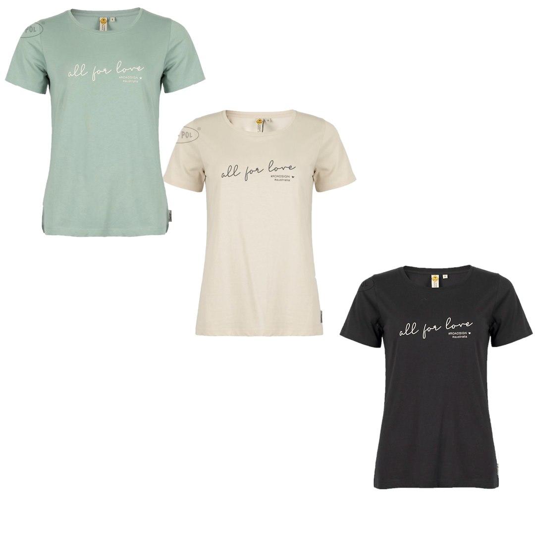 ROADSIGN / ROADSIGN T-SHIRT DAMSKI Z NADRUKIEM 18-005723 - www.anstel.pl