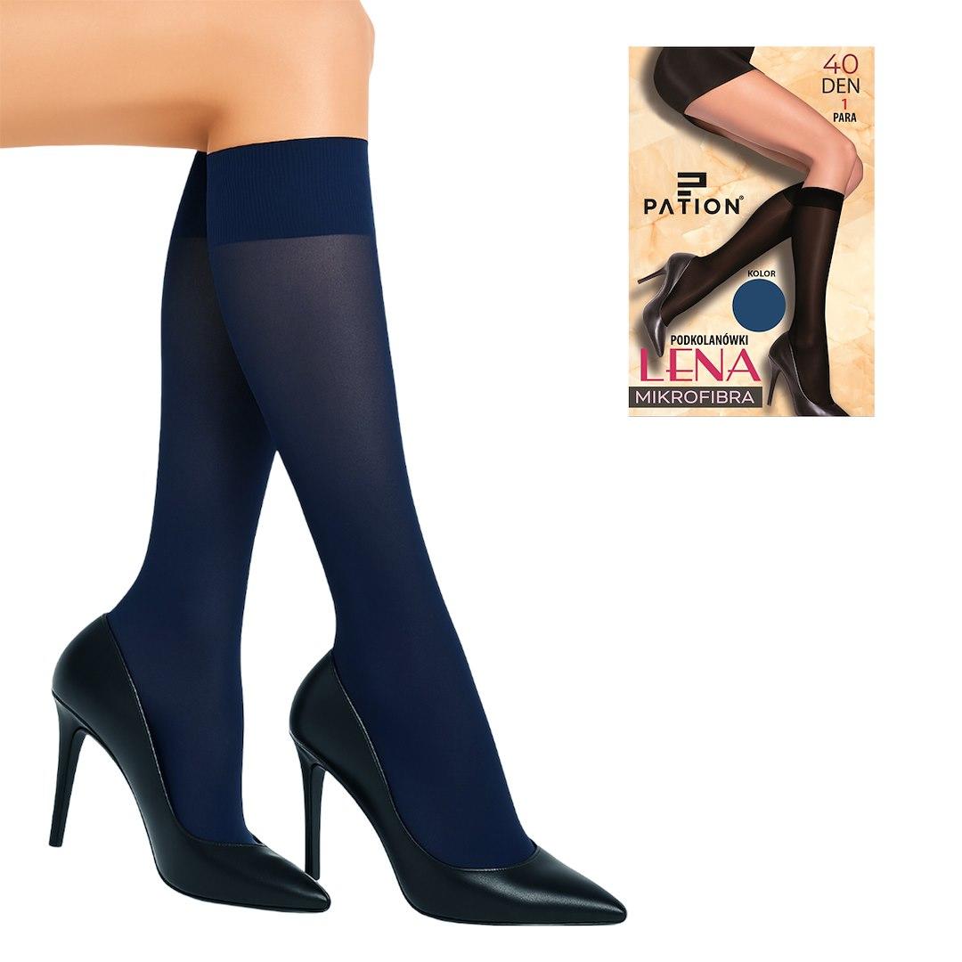 PATION / PODKOLANÓWKI PATION MIKROFIBRA 40 DEN GRANAT 742417 - www.anstel.pl
