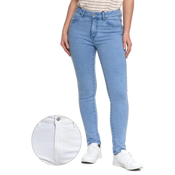 MORAJ / DAMSKIE SPODNIE SKINNY JEANSOWE RURKI OSD5500-002 - www.anstel.pl