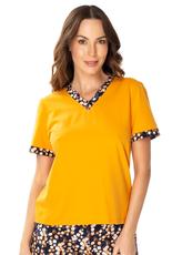 MEWA / POMARAŃCZOWA BLUZKA PIŻAMOWA LUCY - www.anstel.pl