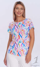 WADIMA / 1N3137 BLUZKA DAMSKA KRÓTKI RĘKAW - www.anstel.pl