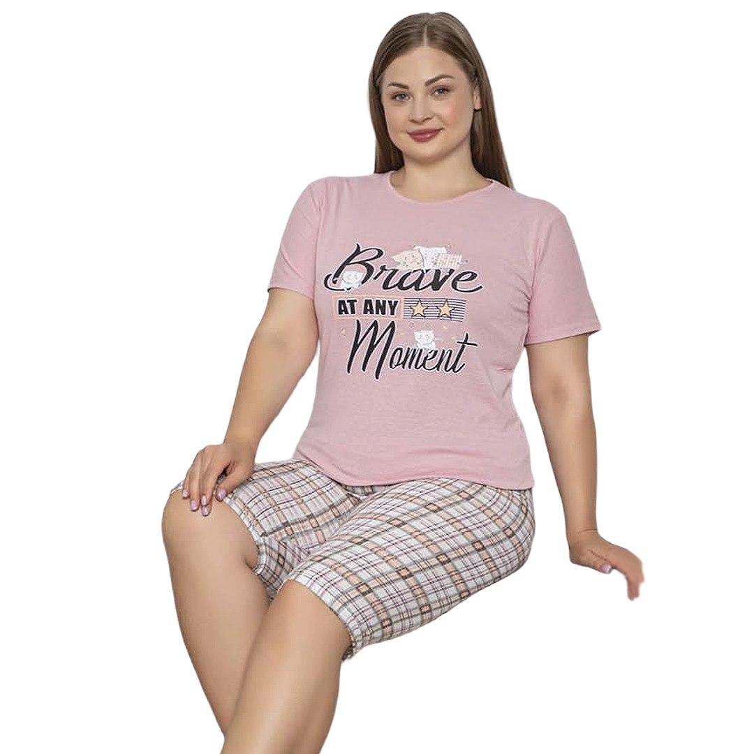 PATION / PIŻAMA DAMSKA BRAVE AT ANY PATION PLUS SIZE - www.anstel.pl