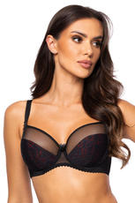 PARIPARI / LAILA BRA SOFT BLACK-RED BIG - www.anstel.pl