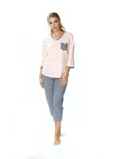 MEWA / PIŻAMA DAMSKA 3/4 RĘKAW FIBI 6303 - www.anstel.pl