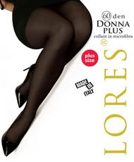 LORES / RAJSTOPY DONNA PLUS XXL 60 DEN MICROFIBRA - www.anstel.pl