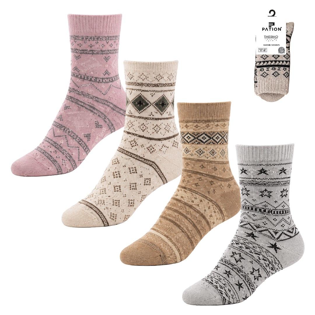PATION / SKARPETY DAMSKIE ANGORA THERMO NA FROCIE 5 766147, 766154 - www.anstel.pl