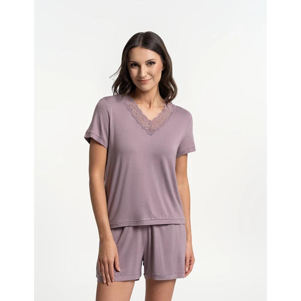 MORAJ / PIŻAMA DAMSKA Z WISKOZY PLUS SIZE PDD4700-013 SS/26 - www.anstel.pl