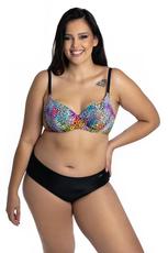 PRIMO / DWUCZĘŚCIOWY KOSTIUM KĄPIELOWY KLASYCZNY USZTYWNIANY BIUSTONOSZ I MAJTKI Z WYŻSZYM STANEM 529 - www.anstel.pl