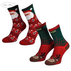 RAJ-POL / SKARPETA DAMSKA ŚWIĄTECZNA 736683 - www.anstel.pl