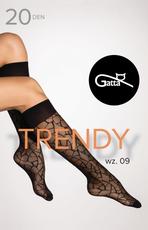 GATTA / TRENDYLINE KNEE SOCKS - PODKOLANÓWKI DAMSKIE WZORZYSTE 000.97T - TRENDY 2024 - www.anstel.pl