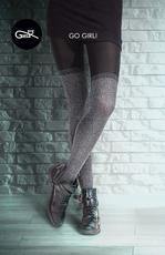 GATTA / RAJSTOPY DAMSKIE WZOROWANE Z LUREXEM - GO GIRL! - www.anstel.pl