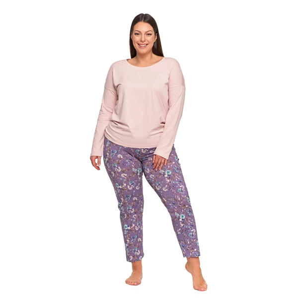 MORAJ / PIŻAMA NOCNA DAMSKA PLUS SIZE PDD5800-002 - AW2024/25 - www.anstel.pl