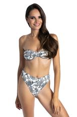 PRIMO / DWUCZĘŚCIOWY KOSTIUM KĄPIELOWY BIKINI BEZ RAMIĄCZEK MIĘKKIE MISKI FIGI Z WYSOKIM STANEM 85 - www.anstel.pl