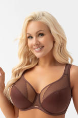 GORSENIA / BIUSTONOSZ MIĘKKI LUISSE K441/1 CZEKOLADOWY - www.anstel.pl